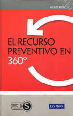 El recurso preventivo en 360º. 9788498983449