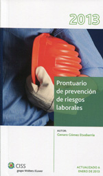 Prontuario de prevención de riesgos laborales 2013. 9788499544984