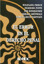 El error en el Derecho penal