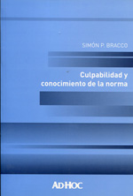 Culpabilidad y conocimiento de la norma. 9789508948977