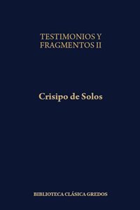Testimonios y fragmentos II. 9788424927981