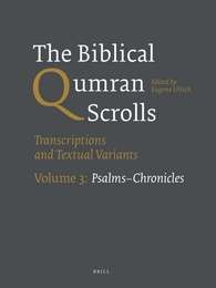The Biblical Qumran Scrolls: transcriptions and textual variants. 9789004244818
