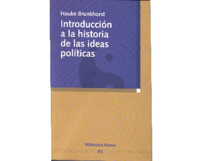 Introducción a la historia de las ideas políticas. 9788497422222