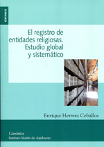 El registro de entidades religiosas. 9788431328726