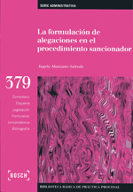 La formulación de alegaciones en el procedimiento sancionador