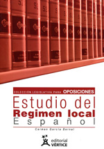 Segundo Libro. Estudio del Régimen Local español. 9788499312910