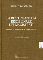 La responsabilità disciplinare dei magistrati. 9788814168116