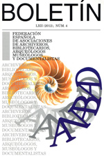 Boletín de ANABAD, Nº4, año 2012