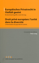 Europäisches privatrech in vielfalt geeint = Droit privé européen. 9783866532373