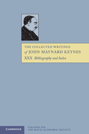 The Collected Writings of John Maynard Keynes. 9781107677722