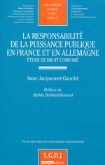 La responsabilité de la puissance publique en France et en Allemagne