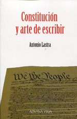 Constitución y arte de escribir. 9788496846166