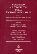 Comentario al Régimen Legal de las Sociedades Mercantiles