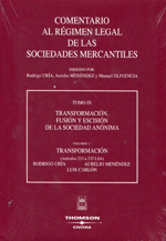 Comentario al Régimen Legal de las Sociedades Mercantiles