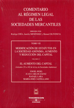 Comentario al Régimen Legal de las Sociedades Mercantiles