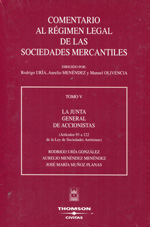 Comentario al Régimen Legal de las Sociedades Mercantiles