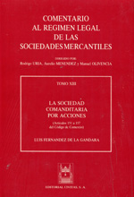 Comentario al Régimen Legal de las Sociedades Mercantiles