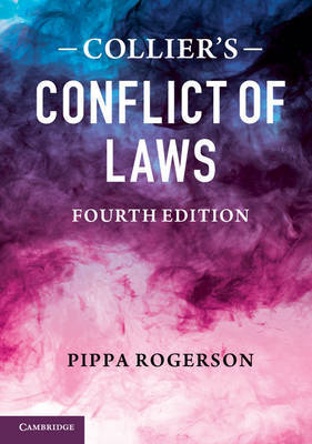Collier's conflict of Laws. 9780521735056
