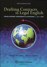 Drafting contracts in legal english. 9781454805465