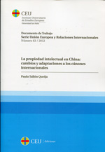 La propiedad intelectual en China. 9788415382522