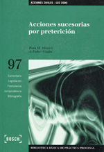 Acciones sucesorias por preterición. 9788476768921