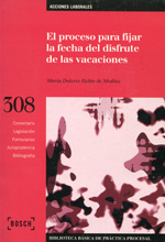 El proceso para fijar la fecha del disfrute de las vacaciones