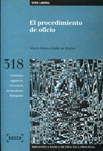 El procedimiento de oficio