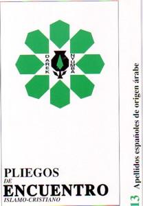 Apellidos españoles de origen Árabe. 9788488059000