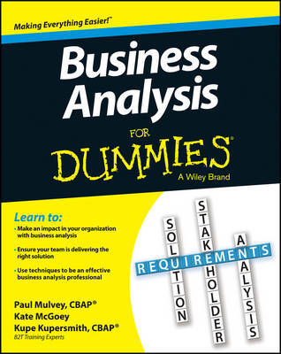 Business Analysis For Dummies