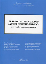 El principio de igualdad ante el derecho privado. 9788490315842