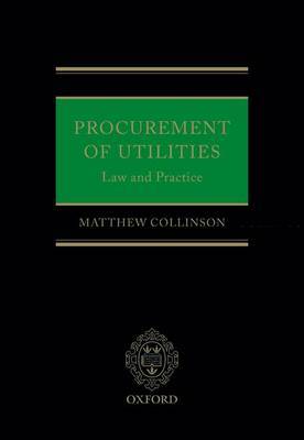 Procurement of utilities. 9780199695966