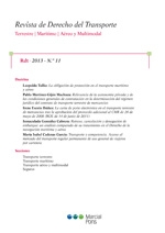 Revista de Derecho del Transporte, Nº11, año 2013