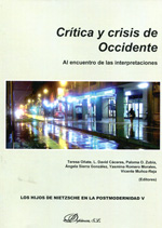 Crítica y crisis de Occidente. 9788490317440