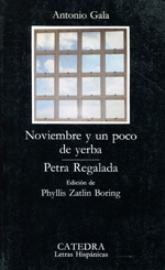 Noviembre y un poco de yerba.  Petra Regalada