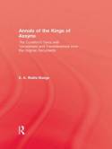 Annals of the Kings of Assyria. 9780415540896