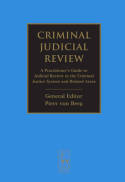 Criminal judicial review. 9781849465373