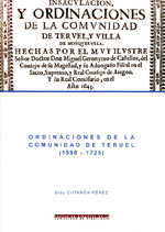 Ordinaciones de la Comunidad de Teruel