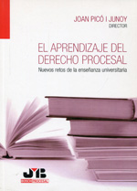 El aprendizaje del Derecho procesal . 9788476989616