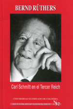 Carl Schmitt en el Tercer Reich. 9789586168830