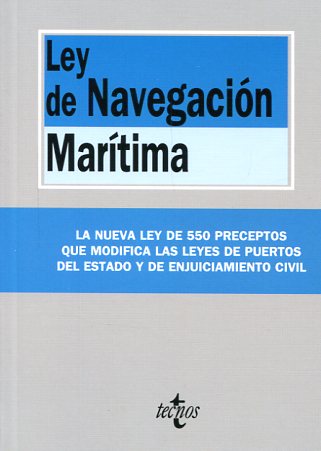 Ley de Navegación Marítima. 9788430964925