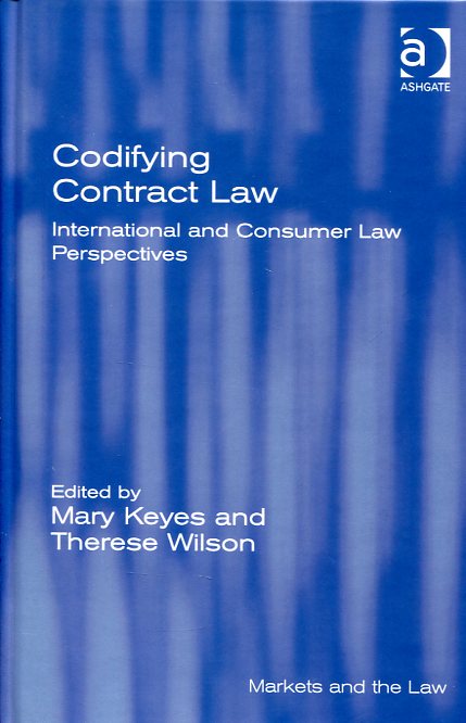 Codifying contract Law. 9781472415615
