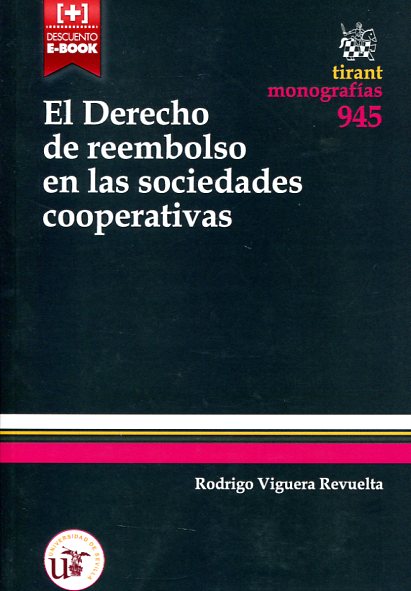 El Derecho de reembolso en las sociedades cooperativas. 9788490537428