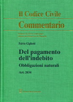 Del pagamento dell'indebito