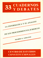 Informática y el análisis de los procedimientos jurídicos. 9788425908989