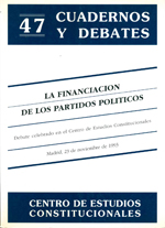 La financiación de los partidos políticos. 9788425909542