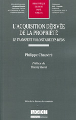 L'acquisition dérivée de la propriété. 9782275040189