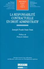 La responsabilité contractuelle en Droit administratif. 9782275043463