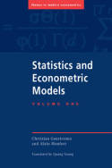 Statistics and econometric models . 9780521478373