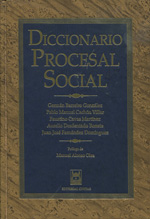 Diccionario procesal social. 9788447008063