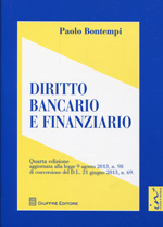 Diritto bancario e finanziario. 9788814182860